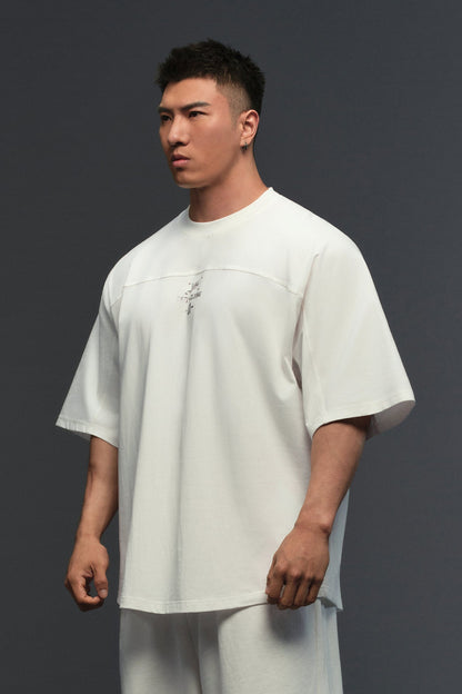 Flame Crest Muscle T-Shirt  #TK021