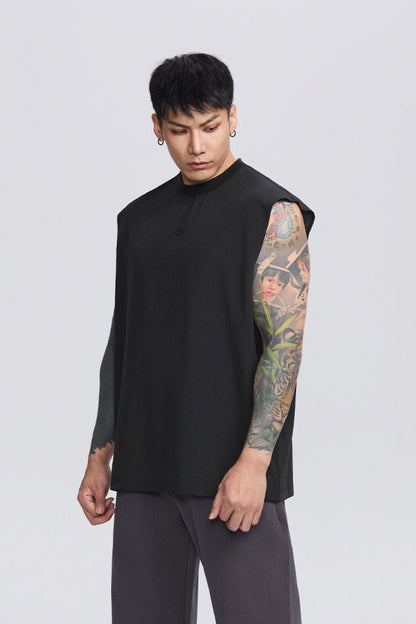 Loose Fitness Mesh Sleeveless  #TK001