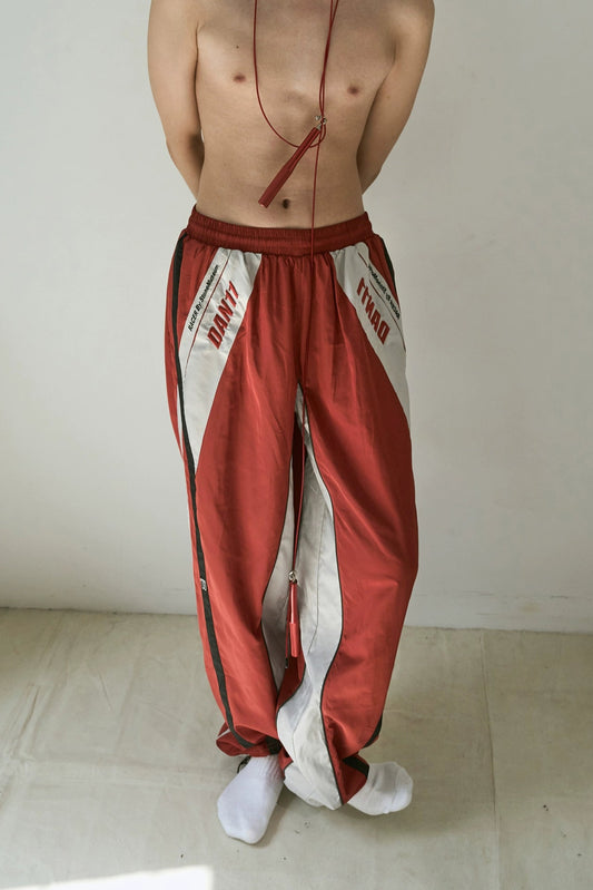 Red Street Racer Pants  #YG009