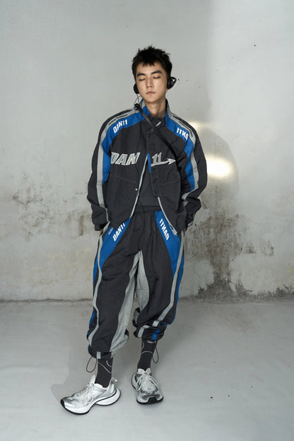 Dark Track Racer Pants  #YG011