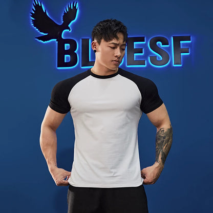 Raglan Training Short Sleeve T-Shirt #BF050