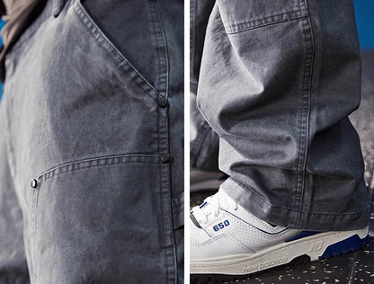 Fade Wash Wide Pants  #BF129