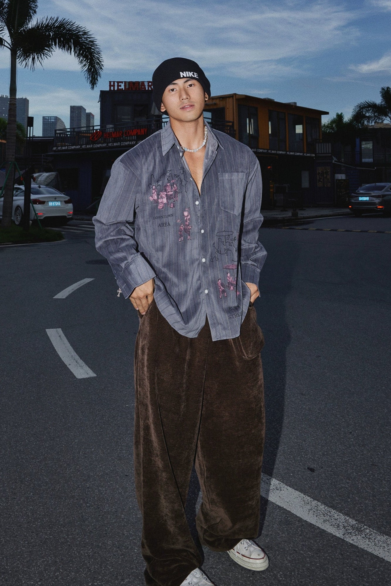 Corduroy Relax Pants  #PM013
