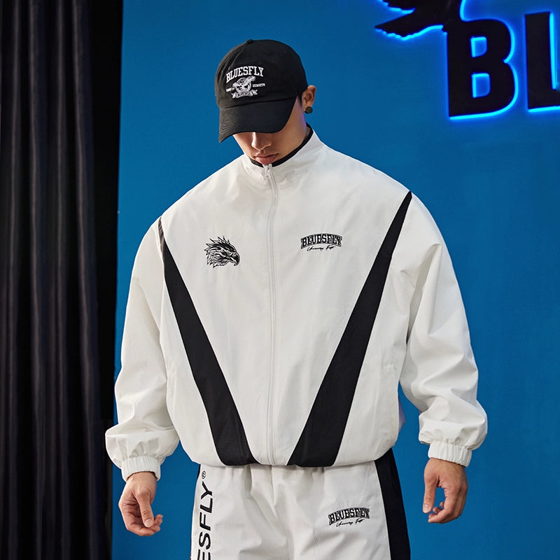 Dual Tone Track Jacket  #BF110