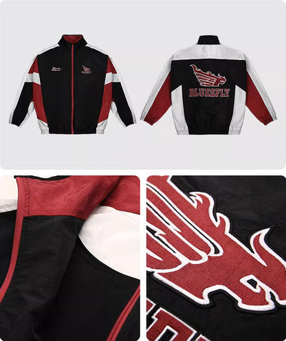 Vintage Racing Track Jacket  #BF137