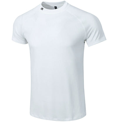 SlimFit High-Neck T-Shirt  #MD097
