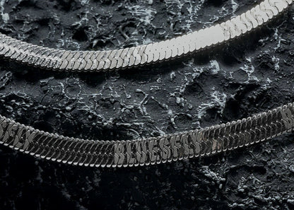 Steel Flow Necklace  #BF116
