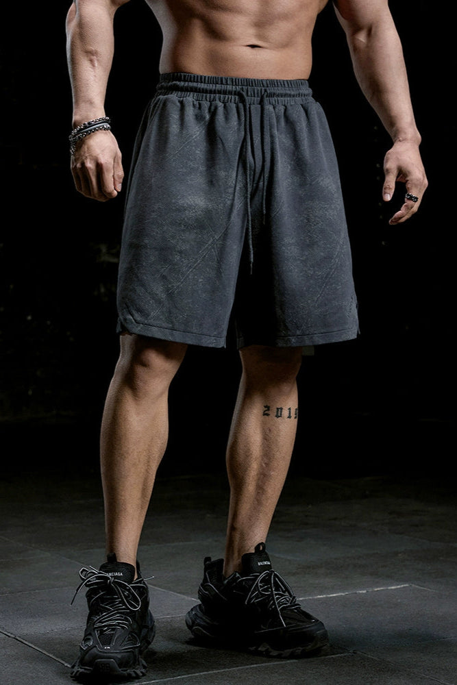 Vintage Tie-Dye Gym Shorts  #MD105