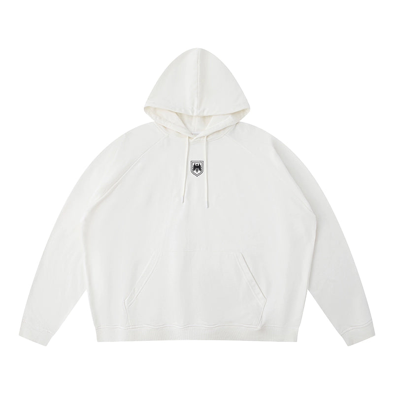 Raglan Emblem Logo Hoodie  #TK029