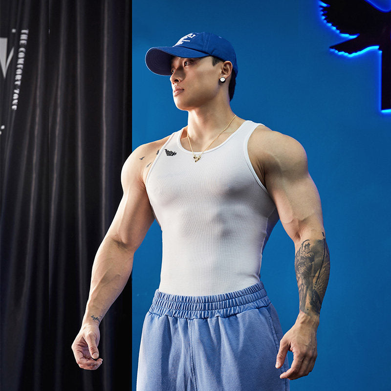Stretch Cotton Core Tank  #BF142