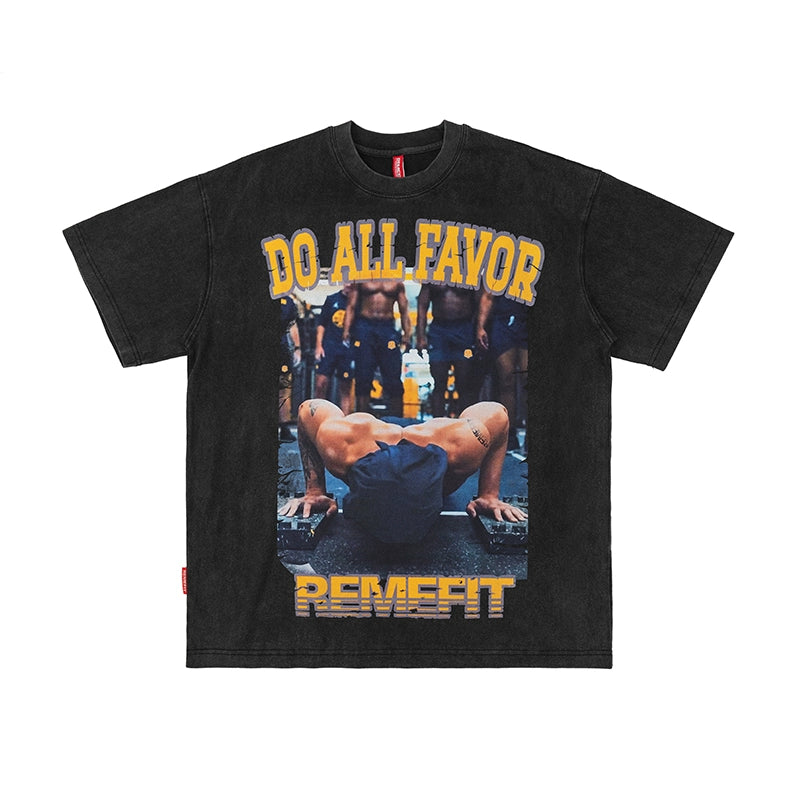 Heavy Hit Graphic T-Shirt  #RF003