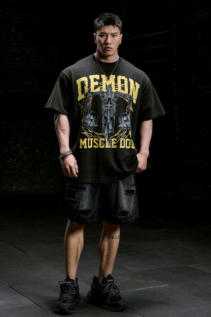 Heavy Texture Sports T-Shirt  #MD080