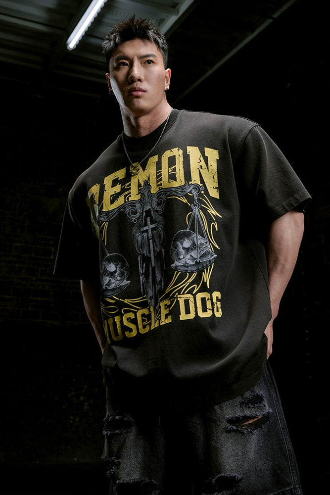 Heavy Texture Sports T-Shirt  #MD080