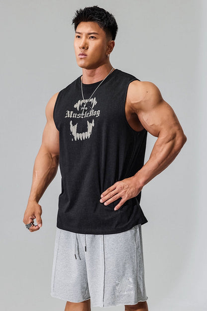 Crew Neck Gym Sleeveless  #MD035