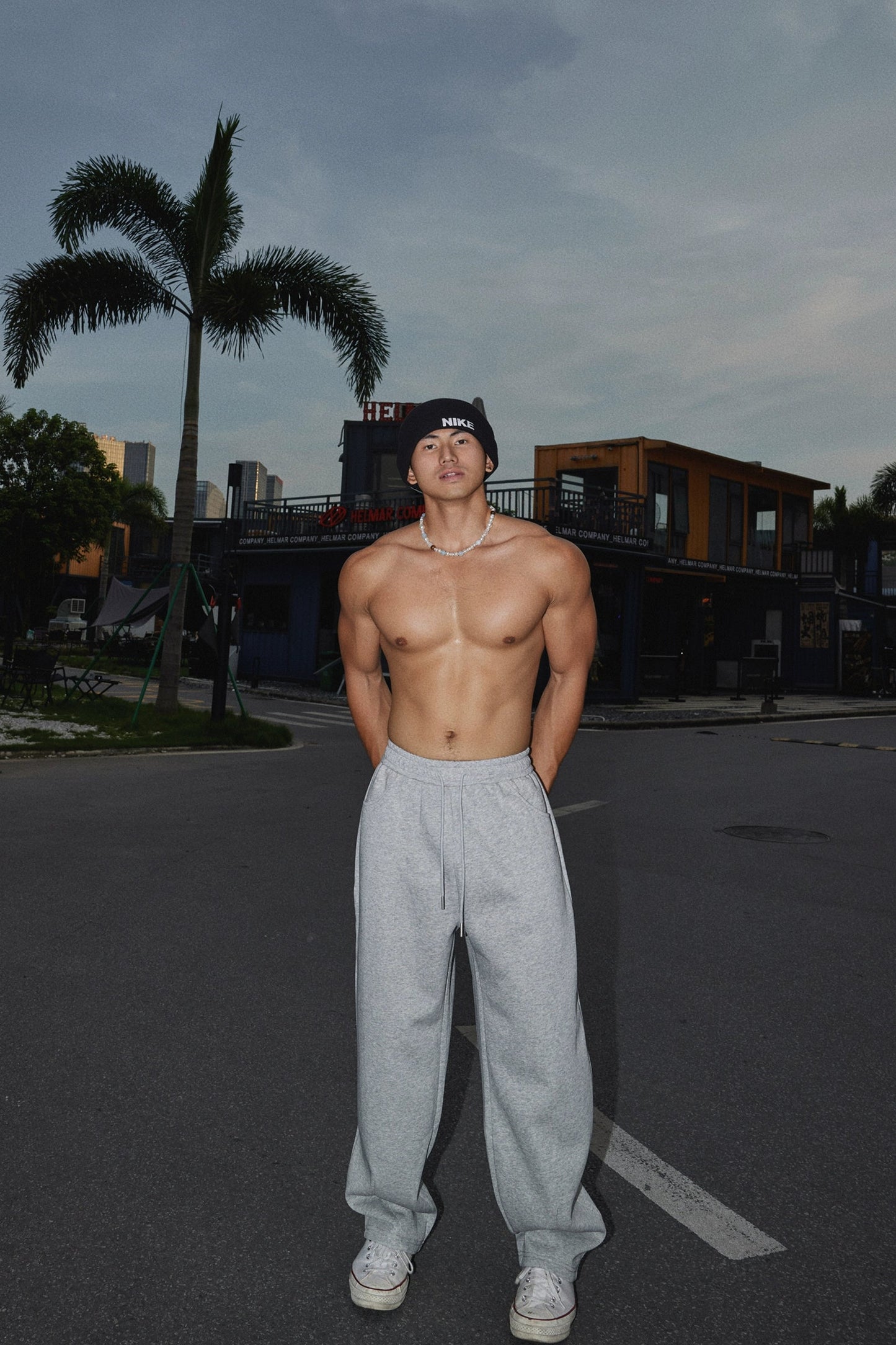 Solid Zip-Up Sweat Set  #PM016