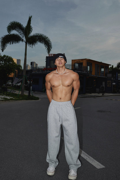 Solid Zip-Up Sweat Set  #PM016