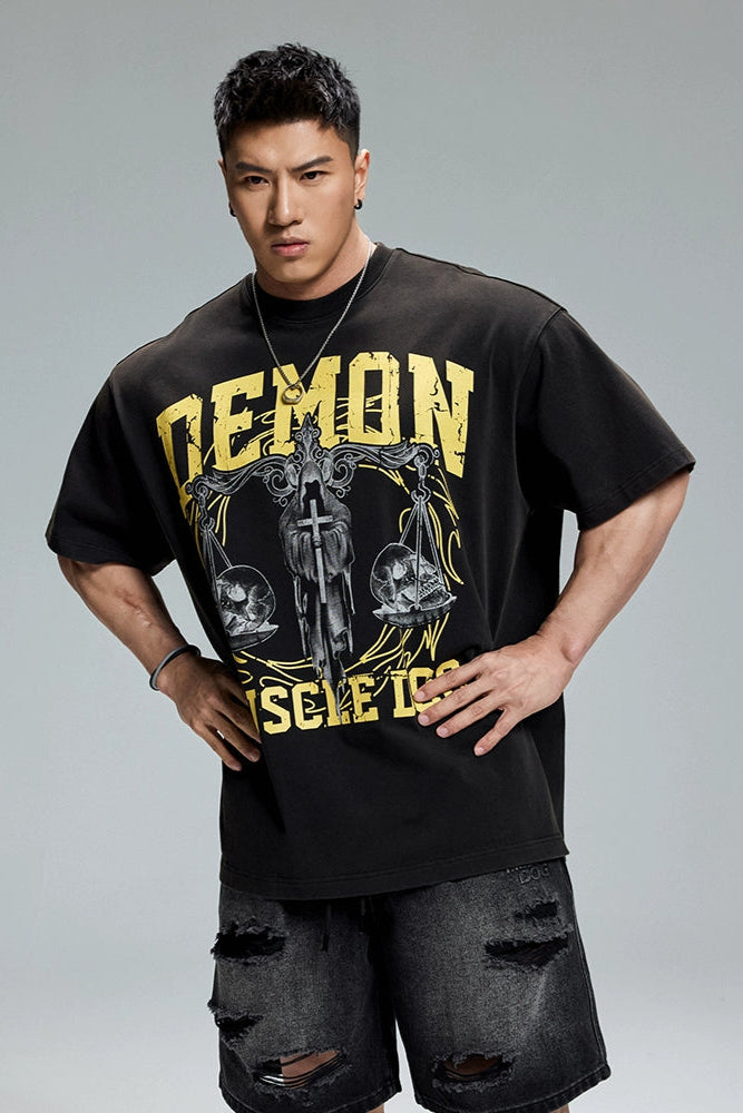 Heavy Texture Sports T-Shirt  #MD080