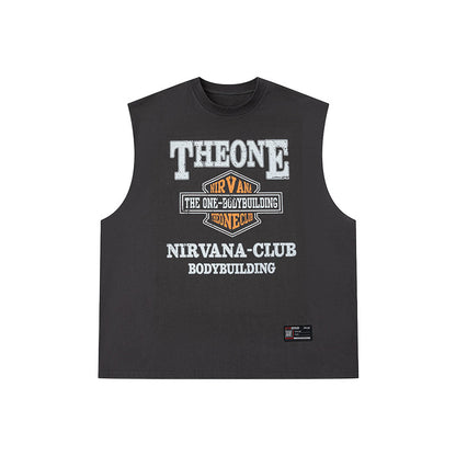 Club Badge Loose Sleeveless  #TK036