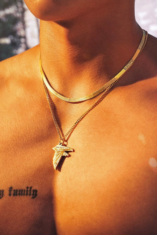 Edge Wing Necklace  #BF115
