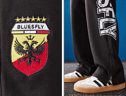 Shield Logo Heavy Warm Sweatpants  #BF127