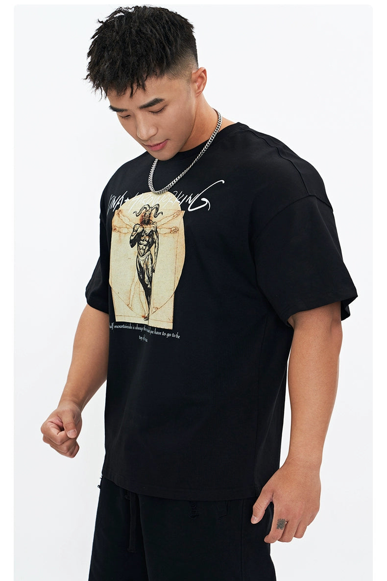 Goat God Muscle T-Shirt  #DH005