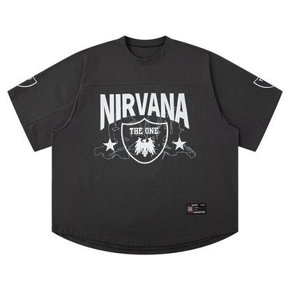 Ice Touch Badge Print T-Shirt  #TK040