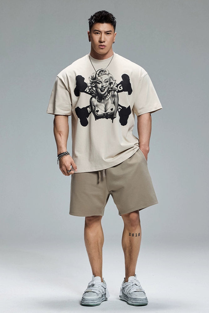 Sexy Print Training T-Shirt  #MD079