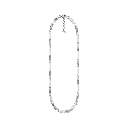 Steel Flow Necklace  #BF116