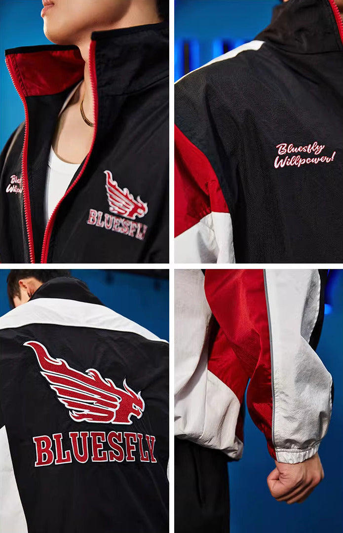 Vintage Racing Track Jacket  #BF137