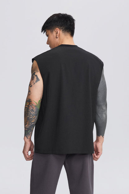 Loose Fitness Mesh Sleeveless  #TK001