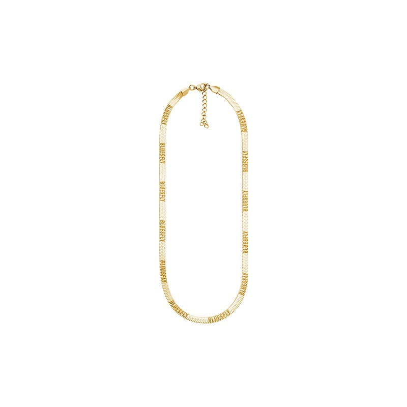 Steel Flow Necklace  #BF116