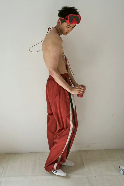 Red Street Racer Pants  #YG009