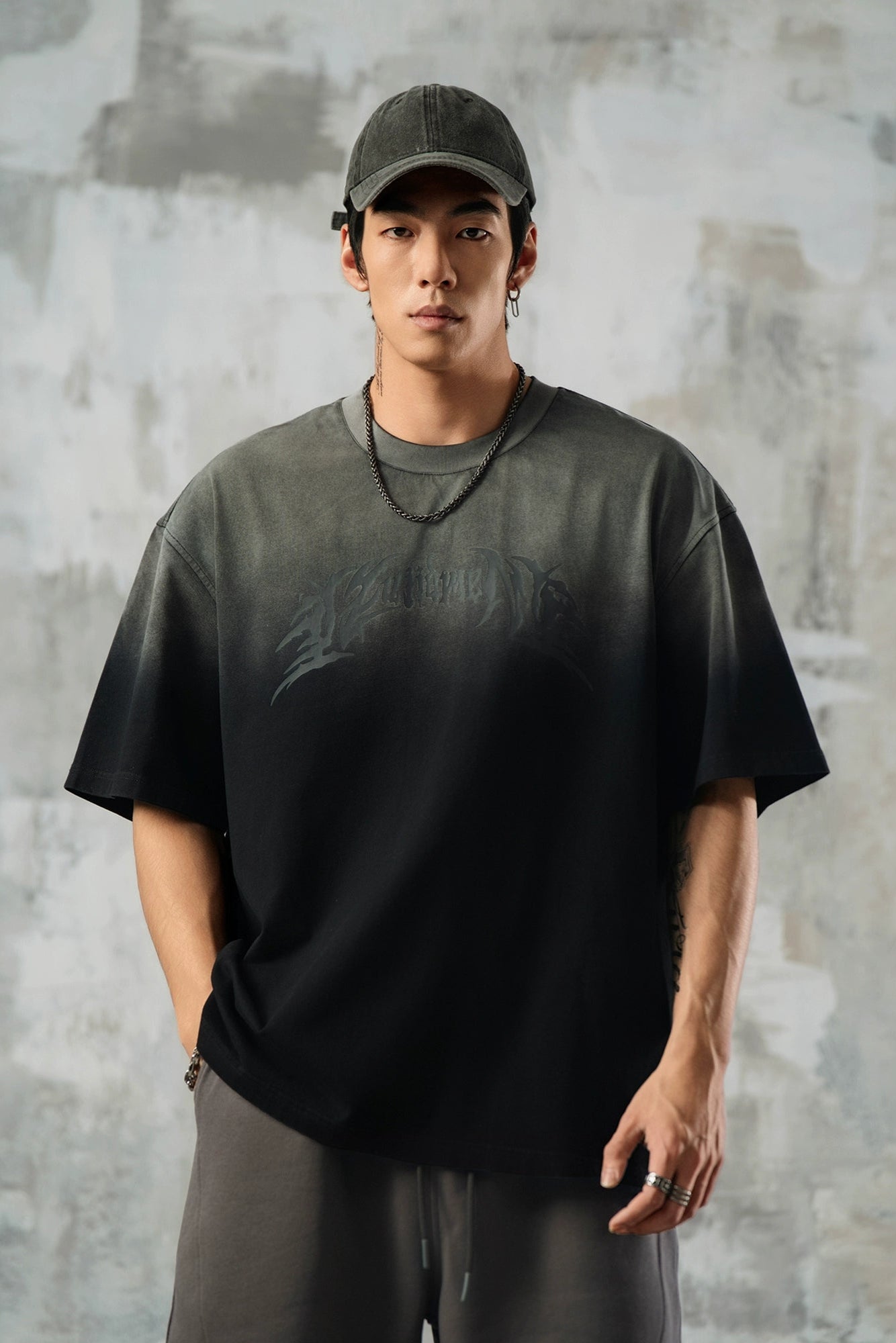 ShadowFade Half Sleeve T-Shirt  #LM031