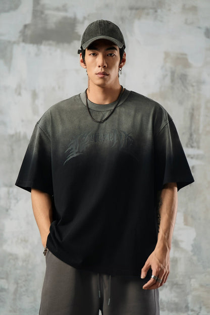 ShadowFade Half Sleeve T-Shirt  #LM031