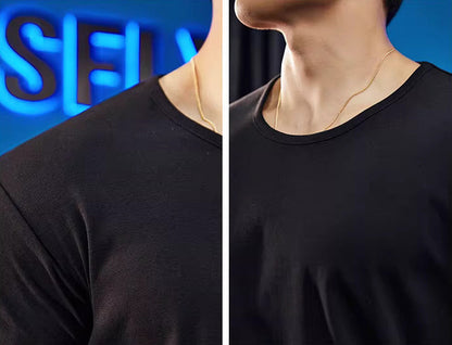Relaxed Neck Stretch Fit T-Shirt  #BF141