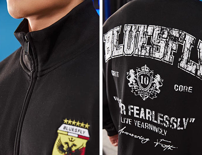 Shield Logo Heavy Warm Zip  #BF125