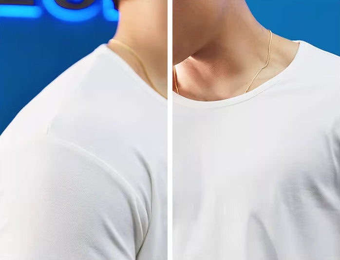 Relaxed Neck Stretch Fit T-Shirt  #BF141