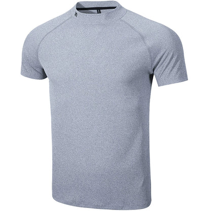 SlimFit High-Neck T-Shirt  #MD097