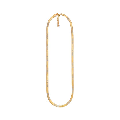 Steel Flow Necklace  #BF116