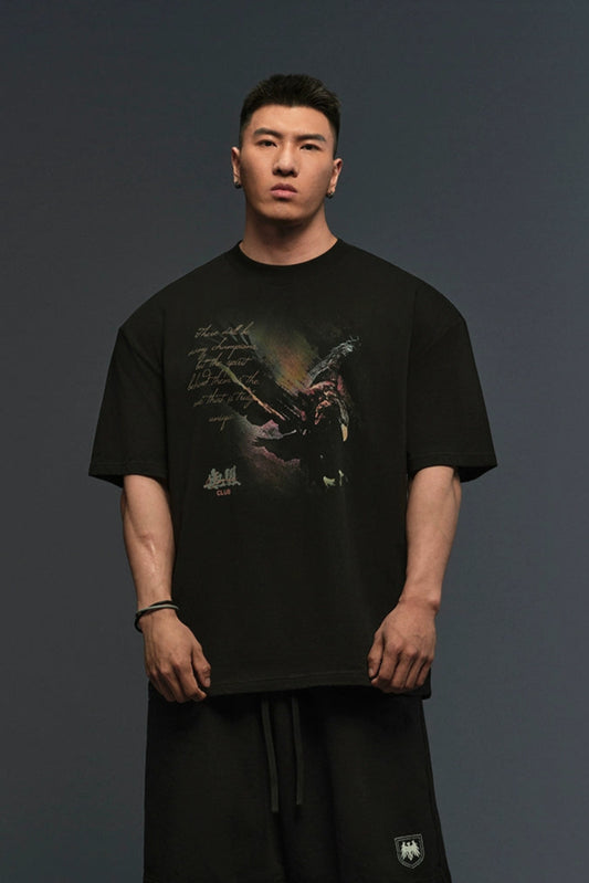 Spirit Wing Oversized T-Shirt  #TK017