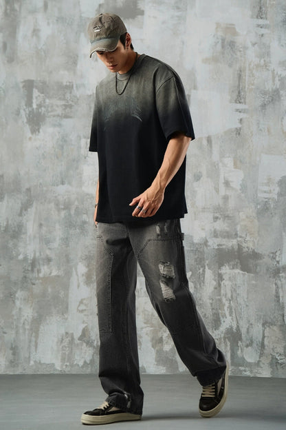 ShadowFade Half Sleeve T-Shirt  #LM031
