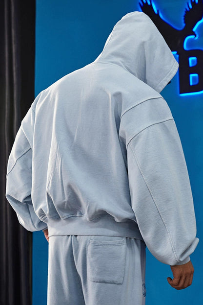 Heavy Wash Zip Hoodie  #BF107
