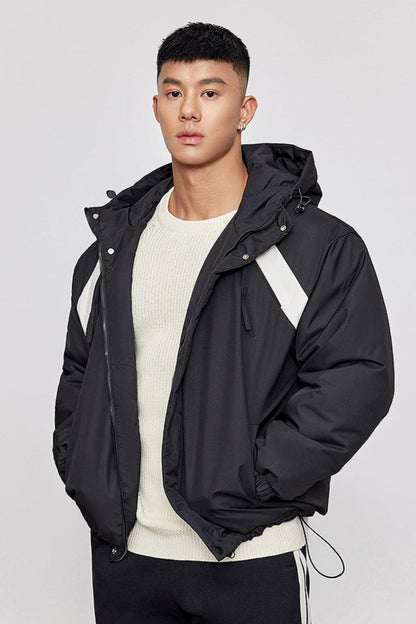 Simple Windproof Hooded Jacket  #TP005