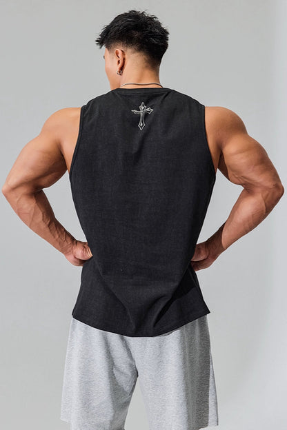 Crew Neck Gym Sleeveless  #MD035