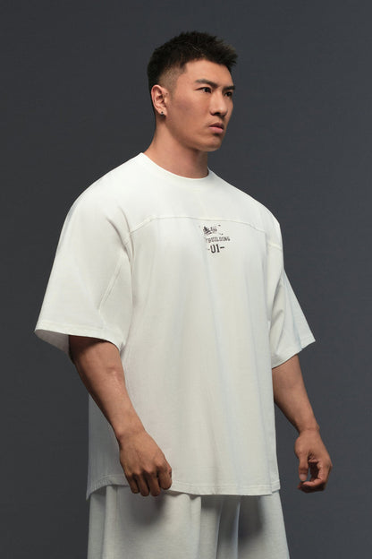 Flame Crest Muscle T-Shirt  #TK021