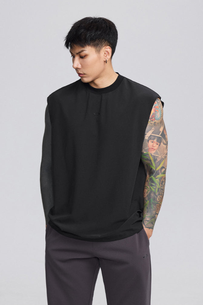 Loose Fitness Mesh Sleeveless  #TK001