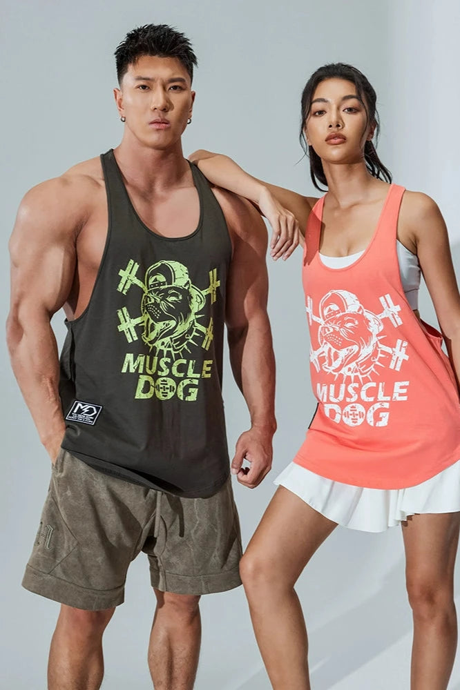 Loose training tank top  #MD005