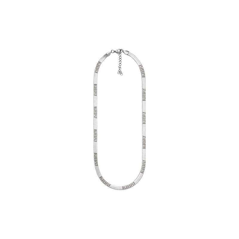 Steel Flow Necklace  #BF116
