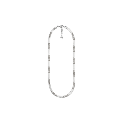 Steel Flow Necklace  #BF116