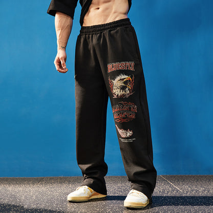 Heavy Nylon Eagle Wide Pants  #FS151
